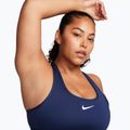 Спортен сутиен Nike Swoosh Medium Support midnight navy/white 3