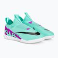 Детски футболни обувки Nike Jr Zoom Mercurial Vapor 15 Academy IC hyper turquoise/black/ white/fuchsia dream 4