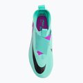Детски футболни обувки Nike Jr Zoom Mercurial Superfly 9 Academy FG/MG hyper turquoise/black/ white/fuchsia dream 6