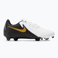 Футболни обувки Nike Phantom GX II Academy FG/MG white / metallic gold coin / black 2