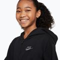Детски суитшърт Nike Sportswear full zip hoodie black/flat pewter 4