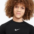 Детска блуза с дълъг ръкав  Nike Pro Dri-Fit black/white 4