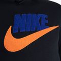 Мъжки суитшърт Nike Club Fleece Hoodie black/safety orange 3