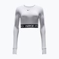 Дамски топ с дълъг ръкав за тренировка Nike Pro 365 Dri-Fit white/black