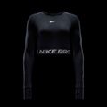 Дамска блуза с дълъг ръкав за тренировка Nike Pro 365 Dri-Fit black/white 5