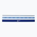 Лента за глава Nike Mixed Width Headband 3 бр light armory blue/university blue/white