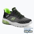 SKECHERS Slip-ins Razor Air Hyper-Brisk детски маратонки въглен/черно