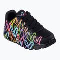 Детски обувки SKECHERS JGoldcrown Uno Lite Spread The Love black/multicolor 8