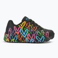 Детски обувки SKECHERS JGoldcrown Uno Lite Spread The Love black/multicolor 2