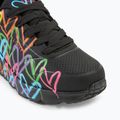 Детски обувки SKECHERS JGoldcrown Uno Lite Spread The Love black/multicolor 7