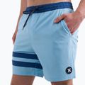 Мъжки къси панталони за плуване Hurley Phantom Eco Block Party Volley 17" blue dream 4
