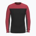 Мъжка термо блуза с дълъг ръкав Smartwool Classic Merino Base Layer Colorblock Crew black 3