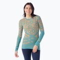 Дамска термоактивна блуза Smartwool Intraknit Thermal Merino Base Layer Pattern Crew cascade
