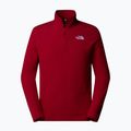 Мъжки суитшърт The North Face 100 Glacier 1/4 Zip garnet red