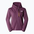 Дамски суитшърт The North Face Mountain Athletics FZ Fleece midnight mauve/purple chalk 4