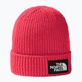 Детска шапка за трекинг The North Face TnF Box Logo Cuffed radiant poppy