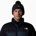 Мъжка зимна шапка The North Face Cozy Chunky Cabin black/white dune 3