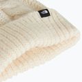 Детска зимна шапка The North Face Oh Mega Fur Pom Beanie white Dune 2