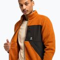 Мъжки суитшърт Timberland Sherpa Mix Media Fleece umber 5