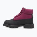 Детски обувки Timberland Premium 6 In Lace black nubuck/dark pink 11