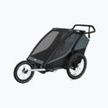 Thule Chariot Cab тъмно шистово ремарке за двоен велосипед 10