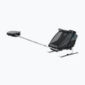 Thule Chariot Cab тъмно шистово ремарке за двоен велосипед 11
