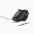 Thule Chariot Cab тъмно шистово ремарке за двоен велосипед 12
