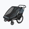 Thule Chariot Cab тъмно шистово ремарке за двоен велосипед 13