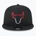 New Era Split Logo 9Fifty Chicago Bulls шапка черна 3