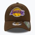 Мъжка бейзболна шапка New Era Repreve 9Forty Los Angeles Lakers dark brown 3