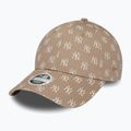 Дамска бейзболна шапка New Era с монограм 9Forty New York Yankees pastel brown 2