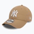 New Era League Essential 9Twenty New York Yankees бейзболна шапка светло бежова 3