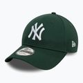 New Era League Essential 9Forty New York Yankees бейзболна шапка тъмнозелена 3