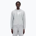 New Balance Stacked Logo French Terry Hoodie athletic grey