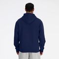 Мъжки суитшърт New Balance Stacked Logo French Terry Hoodie navy 2