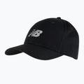 Бейзболна шапка New Balance 6 Panel Structured Snapback black