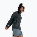 Мъжки суитшърт за бягане New Balance Space Dye 1/4 Zip black 4