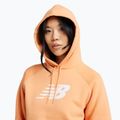 Дамски суитшърт New Balance Fleece Hoodie brown 4