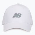 New Balance 6 панел структуриран Snapback шапка бяло 2