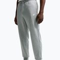 Мъжки панталони за бягане Nike Club French Terry Joggers dark grey heather/light smoke grey/white 5