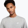 Мъжки суитшърт Nike Club French Terry Crew dark grey heather/white 4