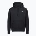 Мъжки суитшърт Nike Club French Terry Pullover Hoodie black/black/white 8