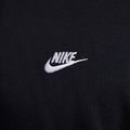 Мъжки суитшърт Nike Club French Terry Pullover Hoodie black/black/white 7