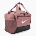 Чанта за тренировка Nike Brasilia 9.5 Duffle 25 l smokey mauve/black/light orewood brown 2