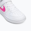 Детски обувки Nike Court Borough Low Recraft white/laser fuchsia 7