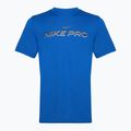 Мъжка тренировъчна тениска Nike Dri-Fit Fitness dame royal