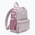 Детска градска раница Nike Brasilia Just Do It Mini 11 l platinum violet/plum dust/white 2