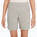 Детски къси панталони/шорти Nike Sportswear Club 6" dark grey heather/white 4