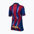 Детска футболна тениска Nike FC Barcelona 2025/26 Stadium Fourth gym blue/gym blue/salsa red/opti yellow 7