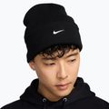 Зимна шапка Nike Peak Swoosh Beanie black/white 4